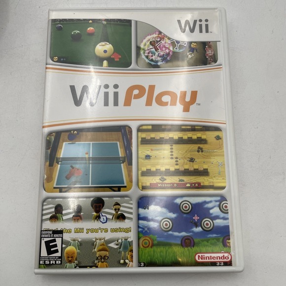Nintendo Wii Bundle Console+Power Supply+Sensor+Nunchucks+Acces+3 Games- TESTED